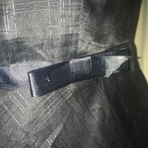 Express Black Silk Cocktail Dress - Picture 5 of 9